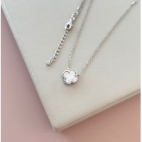 Gargantilha Trevo V.C. Prata 925 madrepérola 